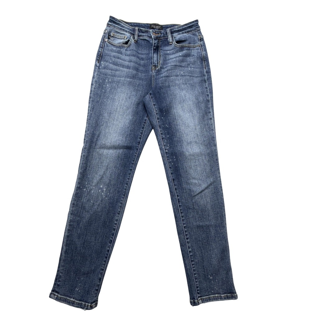 Judy Blue Womens 29x28 Blue Jeans Boyfriend Fit‎ Mid Rise Stretch Tag 7/28